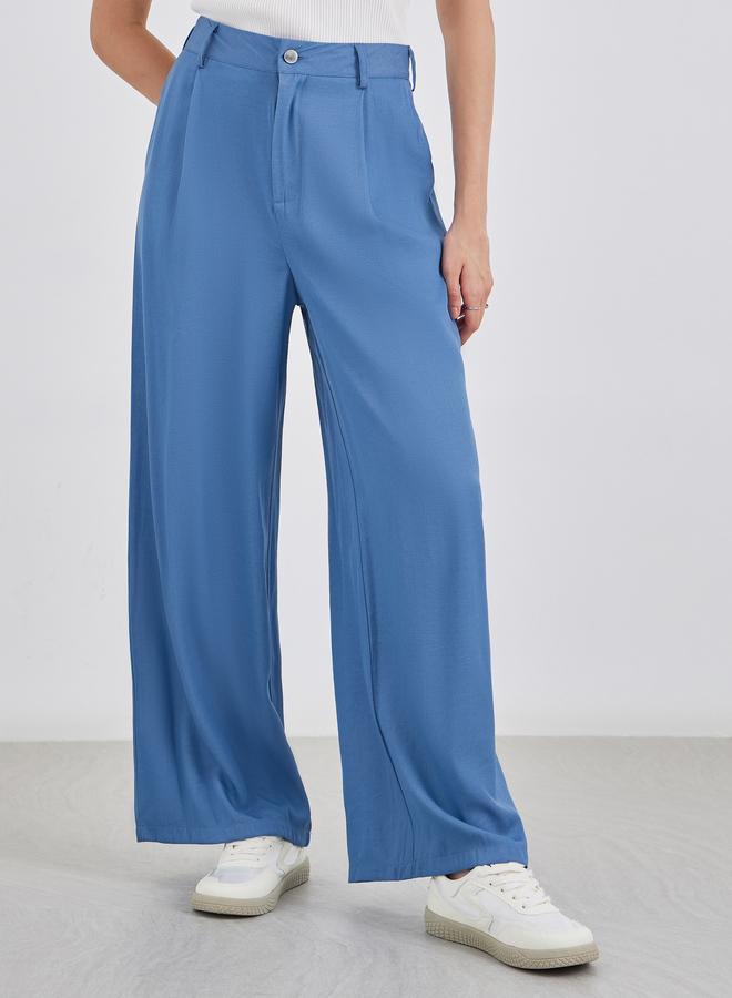 Styli Tailored Wide Leg Denim Pants - Image 2