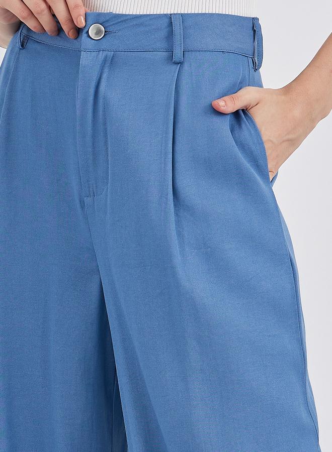 Styli Tailored Wide Leg Denim Pants - Image 3