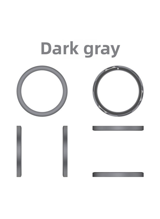 For Nothing CMF Watch Pro 2 Smart Watch Metal Case Arc Replacement Hard Shell-Color:Dark Gray-Specifications:W17 - Image 1