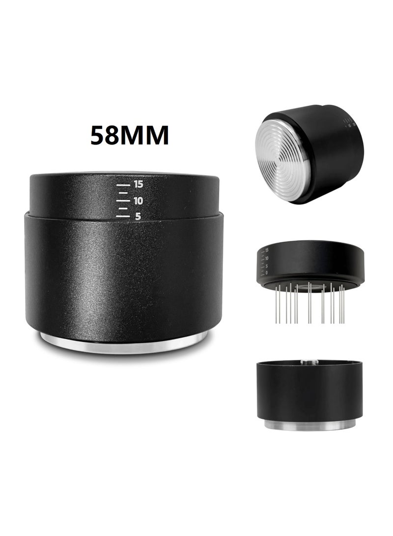 Ainawo 3-In-1 Coffee Distributor And Tamper With WDT Tool – Espresso Distribution Tool Set, Professional Espresso Accessories Kit, Fits 58mm Portafilters (58mm) - Image 1
