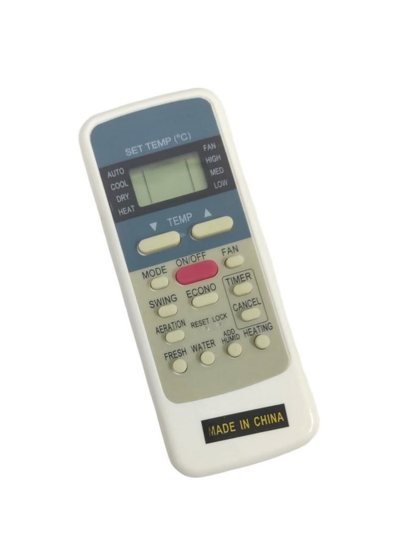 NQ Universal Air Conditioner Remote Control For Super General & O Media AC  White  - Image 2