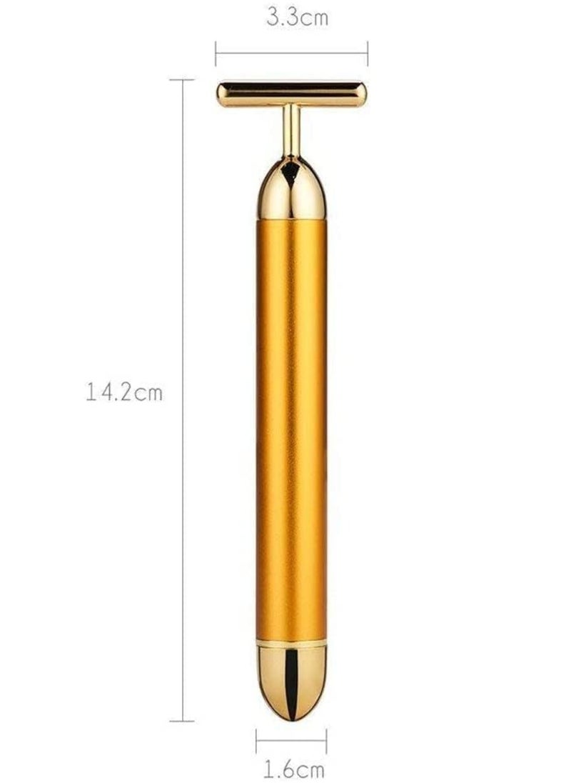 ELTRAZONE - 24K Gold Vibrating Energy Roller: Your Secret to Youthful Skin - Image 1