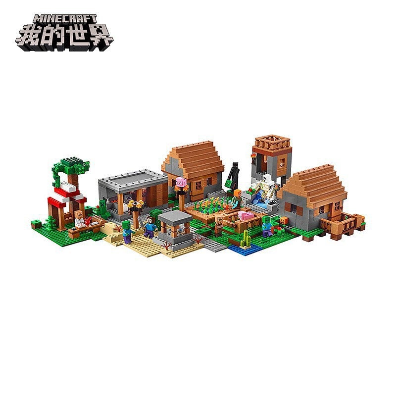 Minecraft Village Building Blocks Set Compatible with LEGO 21128 - Image 5