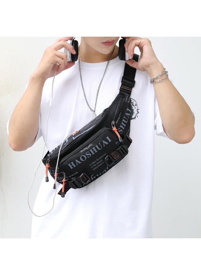 Crossbody Bag,Fanny Pack Belt Waist Bag For Men Women,Unisex Waterproof Pack With Adjustable Strap,Running Pack,Travel Bag,Chest Sling Shoulder Bag For Hiking Cycling Running Outdoor - Image 2