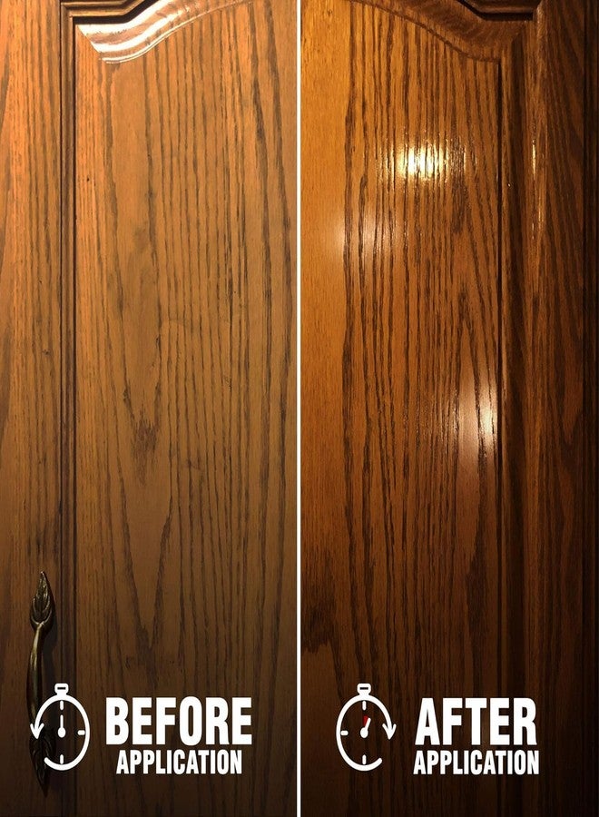 Milsek Furniture Polish and Wood Cleaner with Lemon Oil - Multipurpose Solution for Home Improvement from Hardwood Floors to Kitchen Cabinets - 12 Fl Oz (Pack of 2) with Microfiber Towel - Image 5