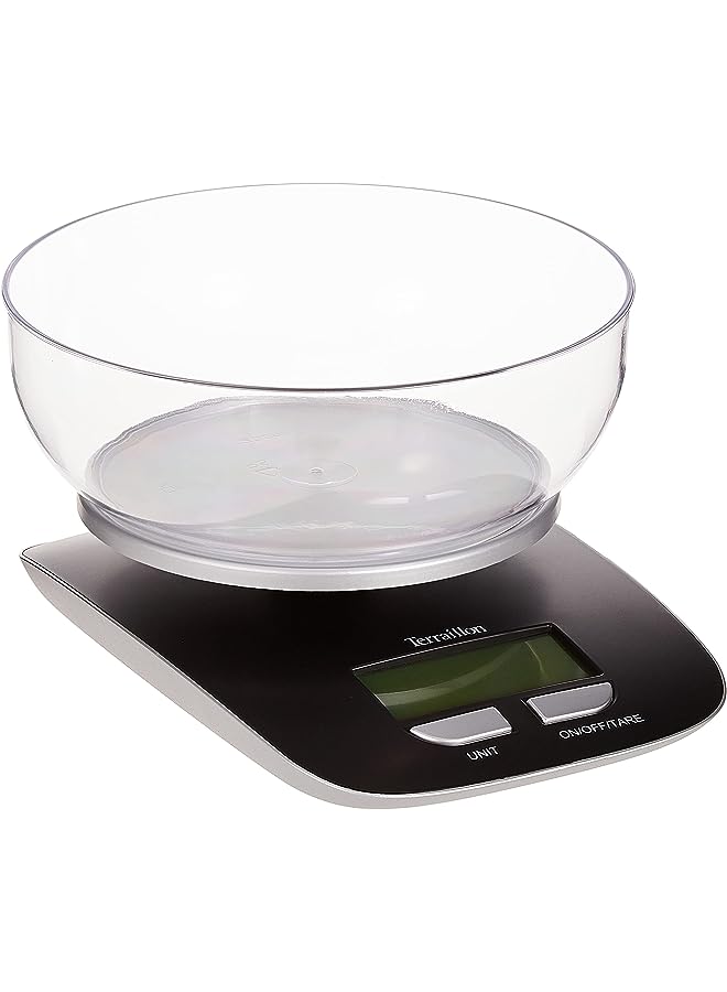 تيرايلون ميزان مطبخ كهربائي 5 كيلو مع وعاء متعدد الألوان - Image 1
