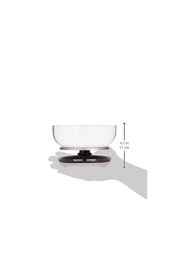 تيرايلون ميزان مطبخ كهربائي 5 كيلو مع وعاء متعدد الألوان - Image 3