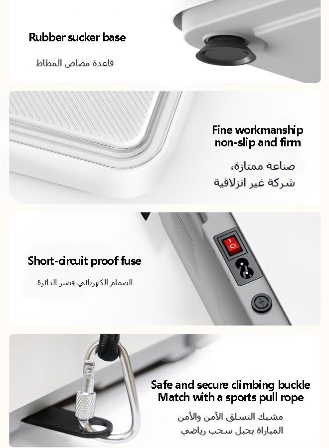 ميراتش Vibration Plate Fitness Platform Exercise Machine Vibrating Shaking Full Body Shaker Workout Vibrate Stand Board Sport Gym Weight Loss Fat Burner - Image 5