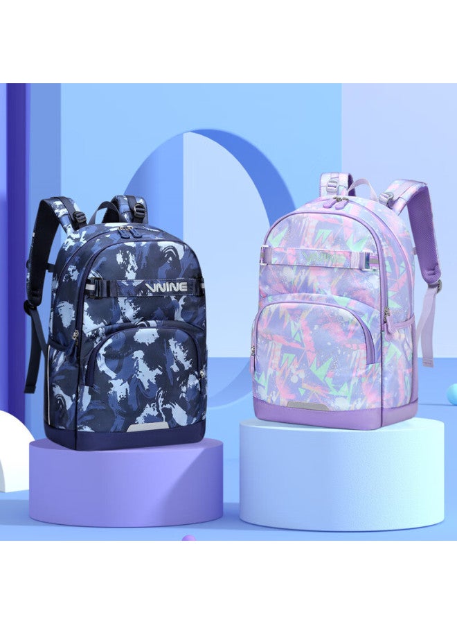 Ninth Castle The Ninth Castle Lightweight Backpack For Middle School Students Grades 5-9, Large Capacity Backpack For Boys And Girls, Lightweight High School Student Backpack, Double Shoulder Bag - Image 3