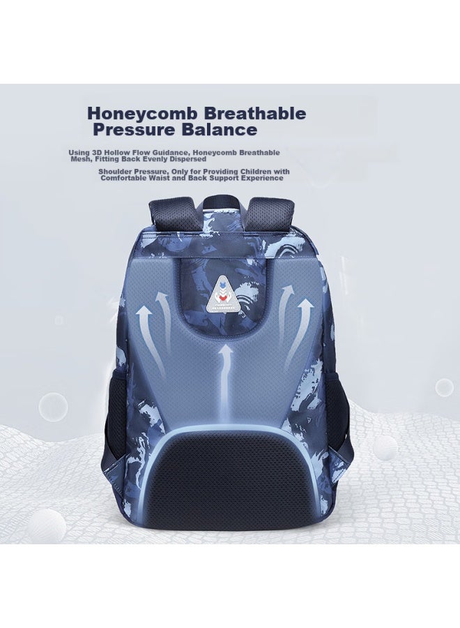 Ninth Castle The Ninth Castle Lightweight Backpack For Middle School Students Grades 5-9, Large Capacity Backpack For Boys And Girls, Lightweight High School Student Backpack, Double Shoulder Bag - Image 5