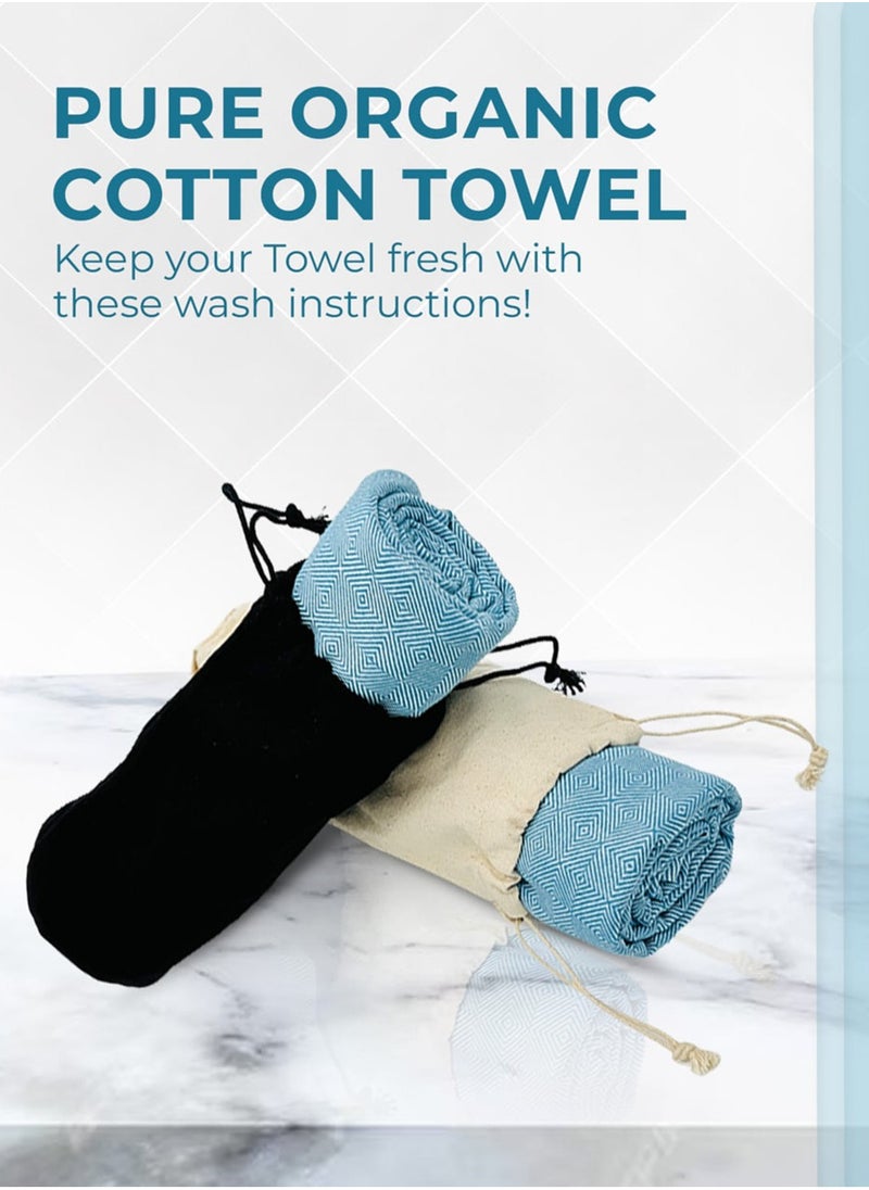 Swadesh Souq - 100% PURE COTTON TOWELS – Daily Use Bath Towels – Absorbent Quick Drying Towels – Luxurious & Comfortable Extra Soft Towels – Stylish Bathroom Towels Large Size (Pack of 3) | Grey182L x 90W - Image 1