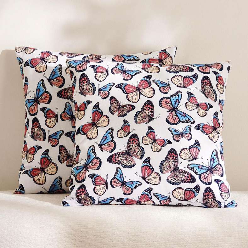 Pan Home Butterfly Cushion Cover Set for Home Decor