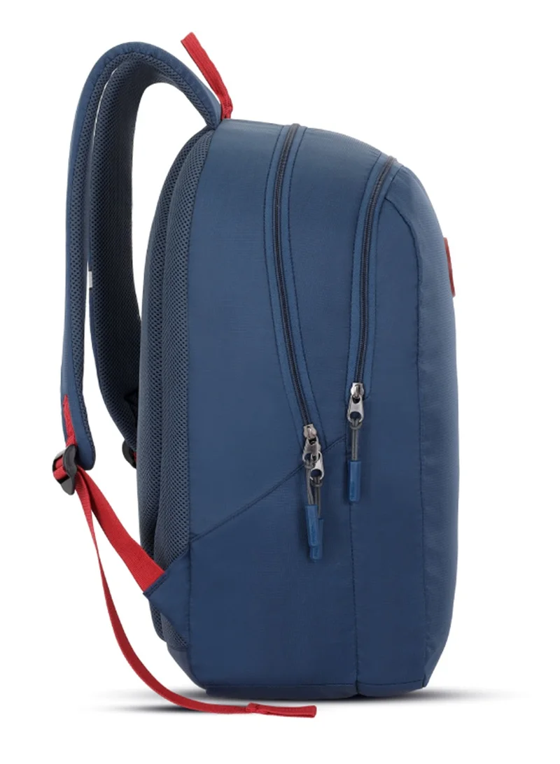 American Tourister Blue Daybreak Backpack 22L Capacity, 100% Polyester, Blue|15.6 "Laptop Compartment|Tractum Strap|Elastic Pocket|Ergo Back & Shoulder|Bottle Holder|Front Storage Pocket - 1 Year International Warranty  | Best Price UAE