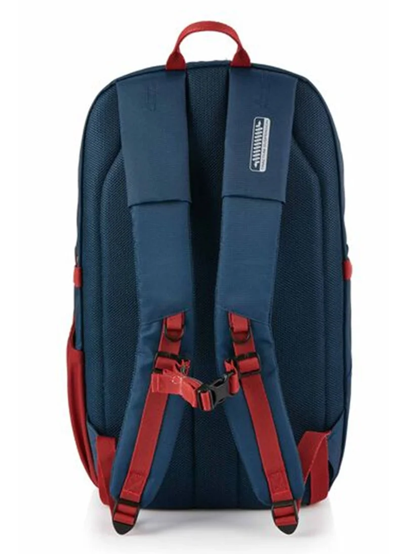American Tourister Blue Daybreak Backpack 22L Capacity, 100% Polyester, Blue|15.6 "Laptop Compartment|Tractum Strap|Elastic Pocket|Ergo Back & Shoulder|Bottle Holder|Front Storage Pocket - 1 Year International Warranty  | Best Price UAE