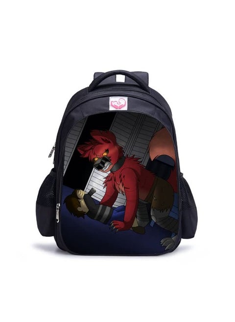 3D new sundrop fnaf backpack student school bag three sizes: large, medium and small,A-08-L-sundrop fna
