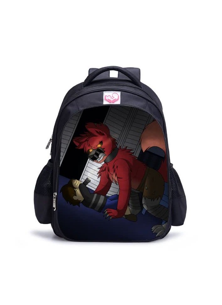 Generic - 3D new sundrop fnaf backpack student school bag three sizes: large, medium and small,A-08-L-sundrop fna - Image 1