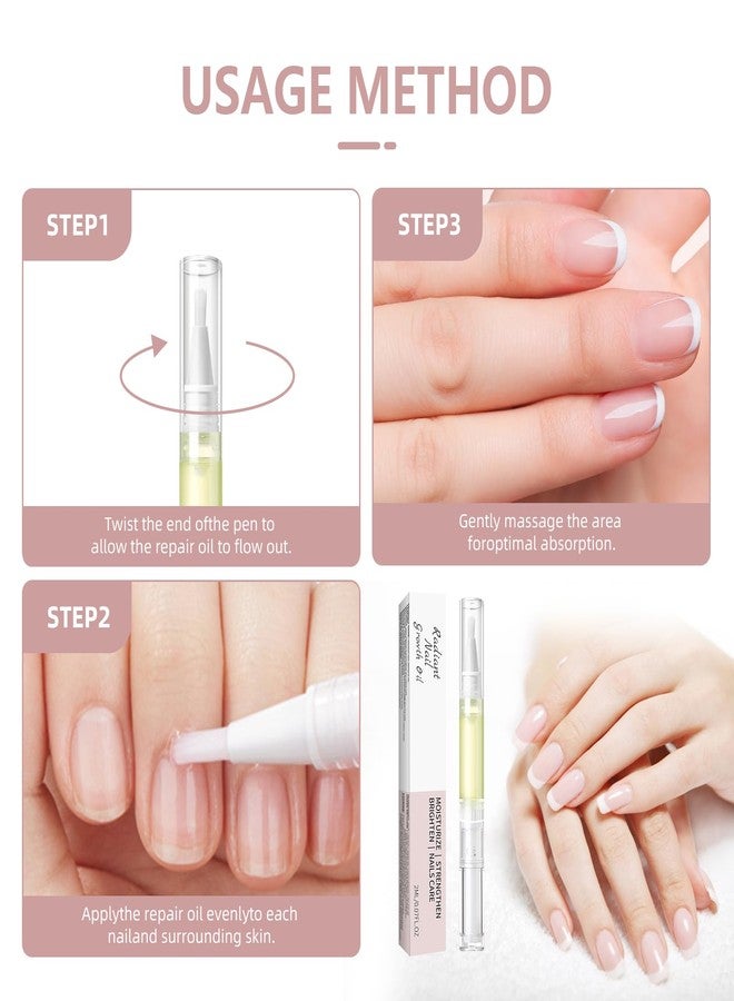 Tpyag Nail Growth Pen,Radiant Nail Growth & Strengthening Oil Pen with Cuticle Care and Manicure Nourishment for Moisturizing Nail Care,2Pcs - Image 4