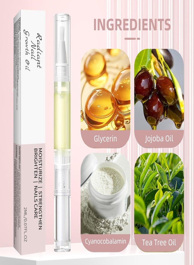 Tpyag Nail Growth Pen,Radiant Nail Growth & Strengthening Oil Pen with Cuticle Care and Manicure Nourishment for Moisturizing Nail Care,2Pcs - Image 5
