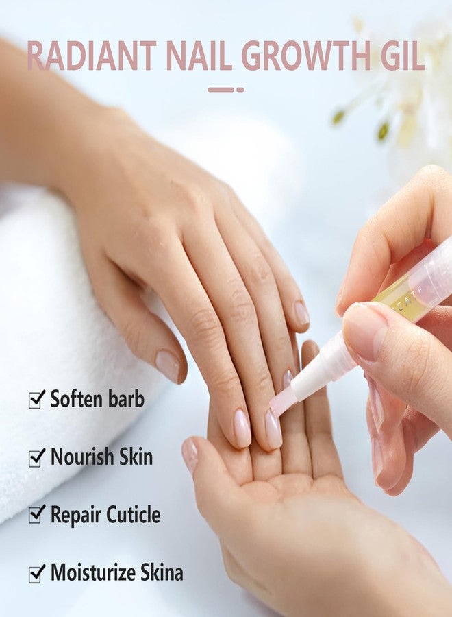 Tpyag Nail Growth Pen,Radiant Nail Growth & Strengthening Oil Pen with Cuticle Care and Manicure Nourishment for Moisturizing Nail Care,2Pcs - Image 3