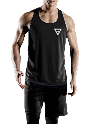 Ghassy Co. قميص رياضي مضاد للرطوبة للرجال Y-Back للياقة البدنية GYM-101  - Image 2