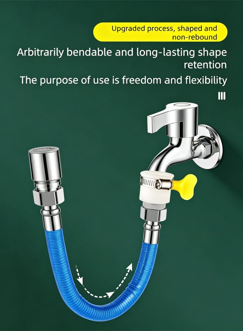 Facet extension tube,bathroom and kitchen sink faucet expander,360° Rotating Faucet Extension, Universal Adapter, Flexible Hose Extension - Image 4