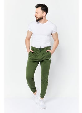 Reebok Men Sportswear Fit Training Sweatpants, Green  - Image 3