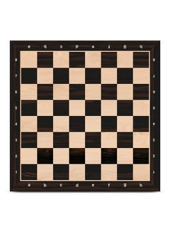A&A 18.875" Professional Wooden Tournament Chess Board/African Palisander & Maple Inlaid /2.0" Squares W/Notation  - Image 2