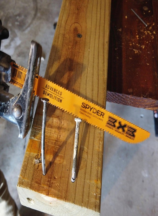 Spyder 5-Piece Set of Double-Sided Reciprocating Saw Blades for Wood and Metal, 6 and 8-inch Blades, 14 and 18 TPI - Image 4