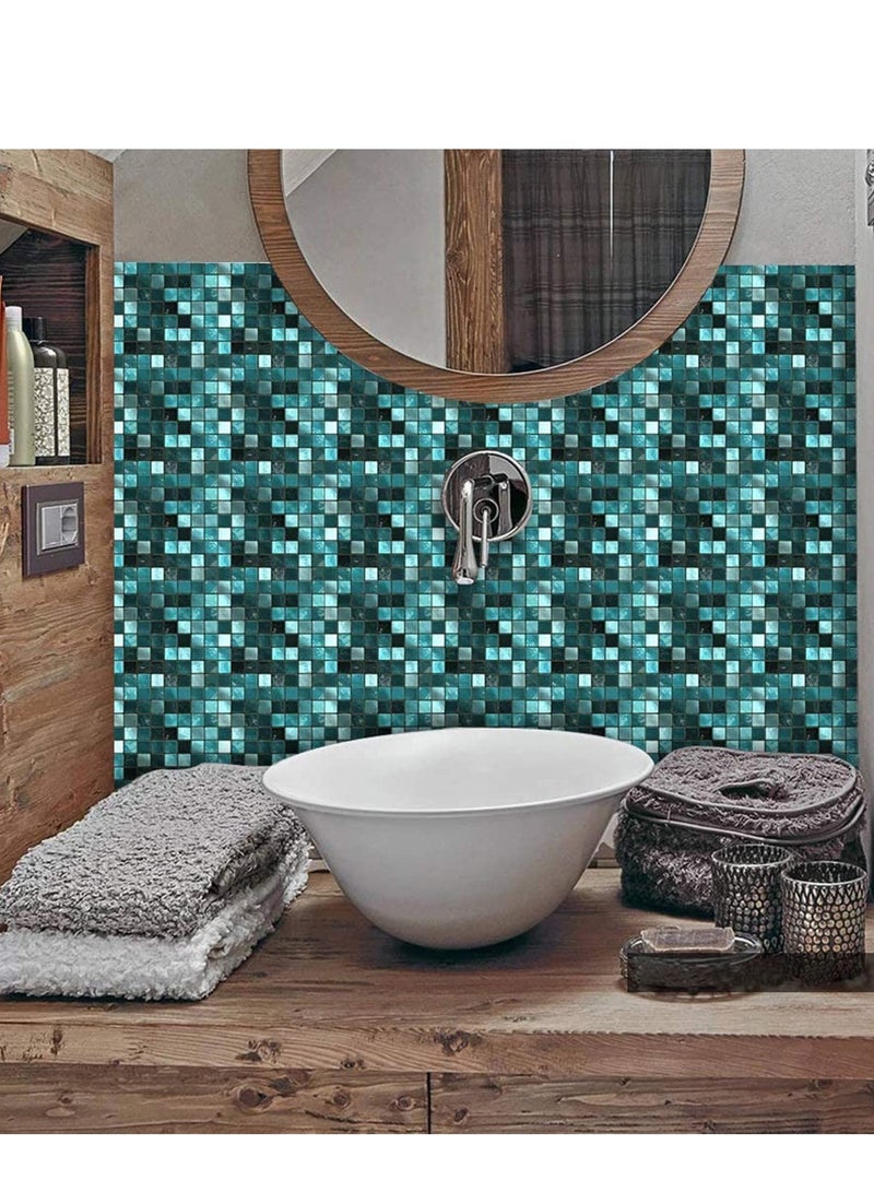 SOLARAE 25 Pcs Self-Adhesive Tile Transfer For Home Decor Peel And Stick Decal, Water-Proof Backsplash Wall Sticker Kitchen Bathroom, 4X4Inch - Image 4