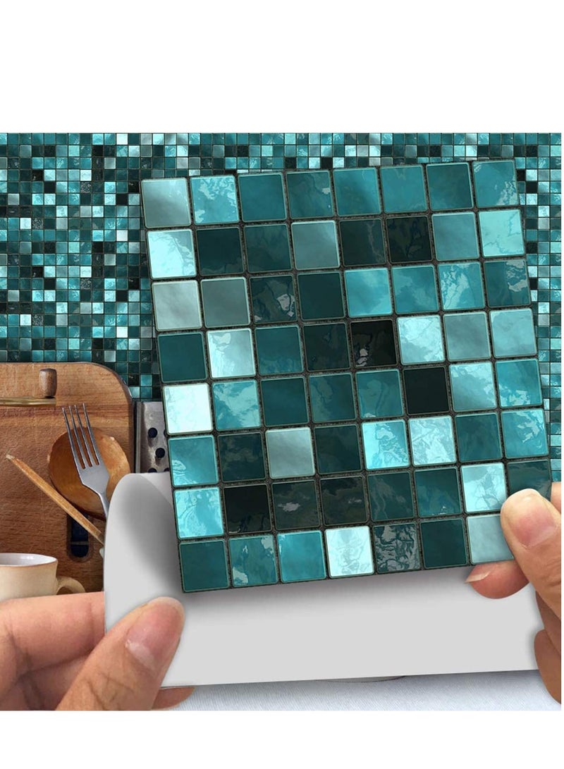SOLARAE 25 Pcs Self-Adhesive Tile Transfer For Home Decor Peel And Stick Decal, Water-Proof Backsplash Wall Sticker Kitchen Bathroom, 4X4Inch - Image 1