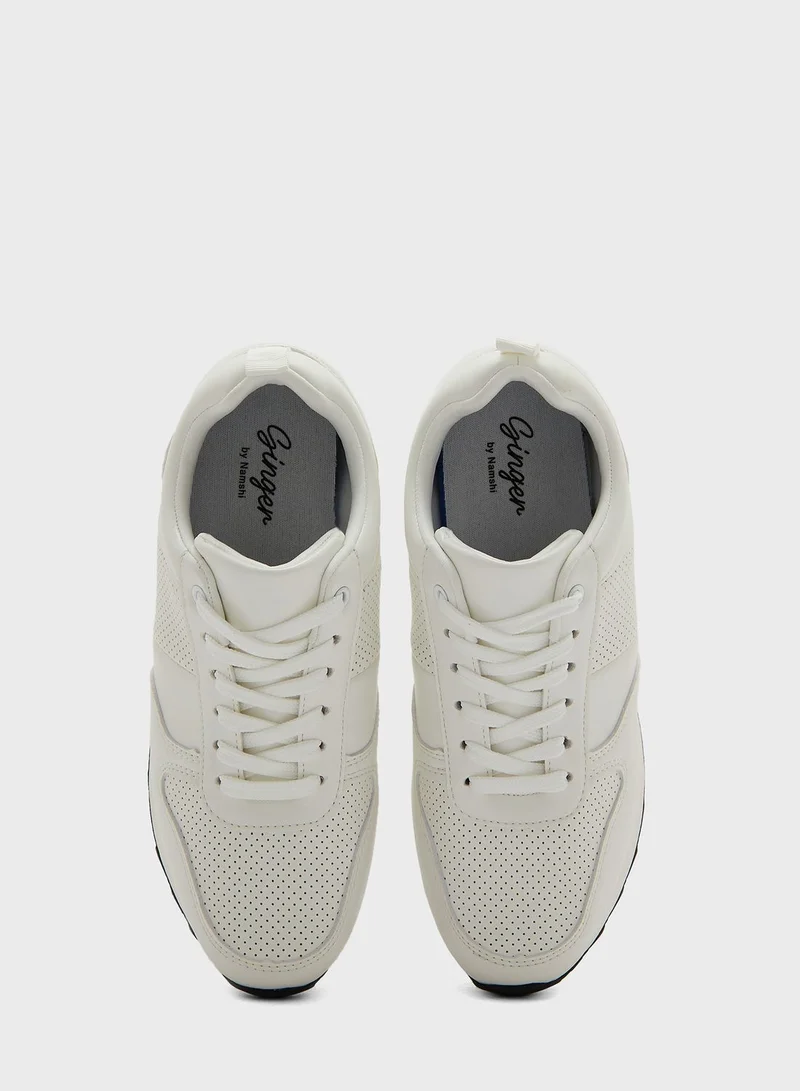 Ginger Dot Detail Tennis Sneaker