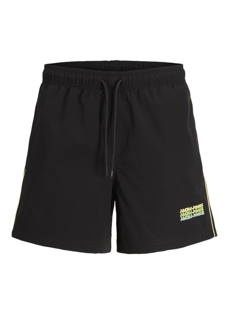 JACK & JONES Logo Drawstring Swim Shorts - Image 1