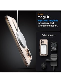 Spigen Spigen Cover for iPhone 16 Pro Max Ultra Hybrid MagFit Compatible with MagSafe - Frost Clear  - Image 5