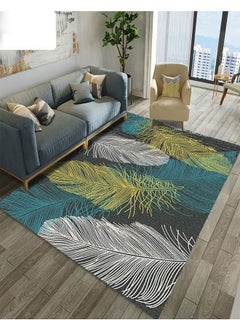 fashionhome New Style Washable Sticky Printed Floor Carpet Rug 230 x 160 cm, Rectangle  - Image 1