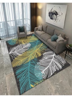 fashionhome New Style Washable Sticky Printed Floor Carpet Rug 230 x 160 cm, Rectangle  - Image 3