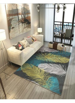 fashionhome New Style Washable Sticky Printed Floor Carpet Rug 230 x 160 cm, Rectangle  - Image 4