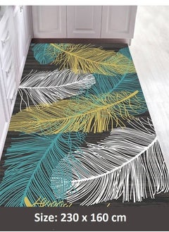 fashionhome New Style Washable Sticky Printed Floor Carpet Rug 230 x 160 cm, Rectangle  - Image 5