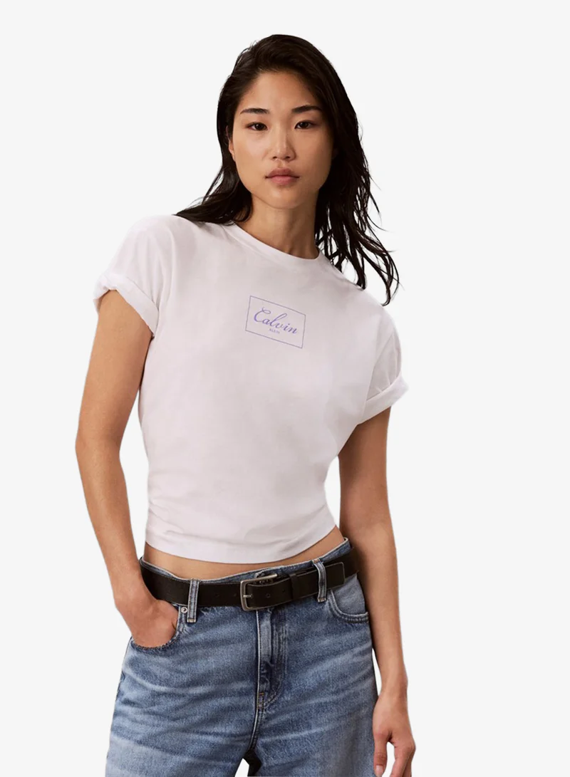 Calvin Klein Jeans Boxy Script Logo T-shirt