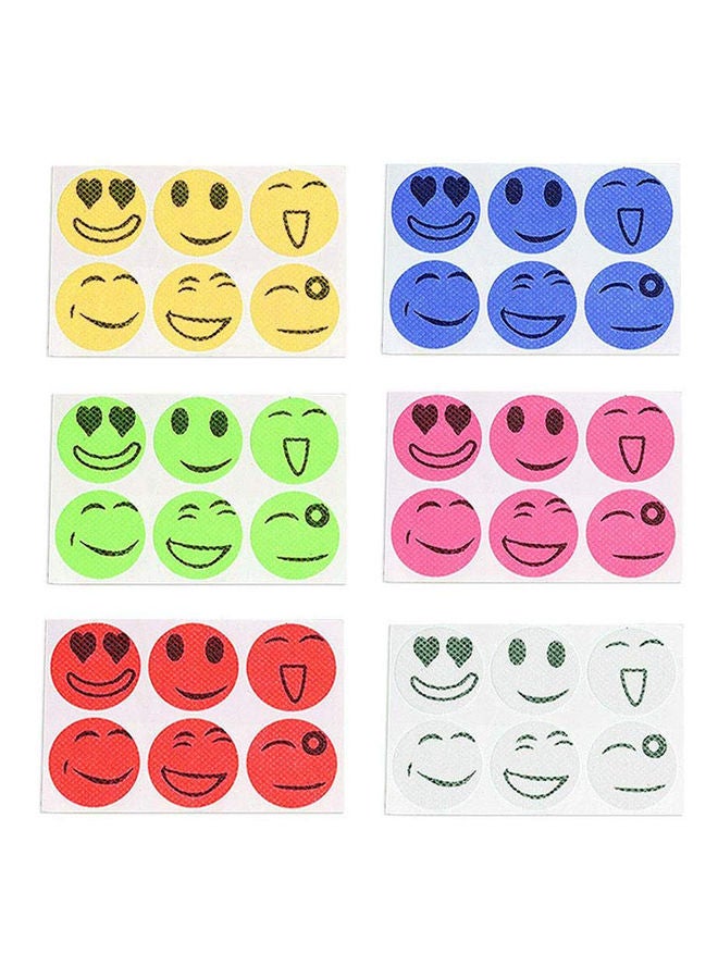 NIBEMINENT 60 Piece Natural Non Toxic Mosquito Repellent Patch Stickers Multicolour 11.2x8centimeter - Image 2