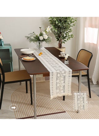 French Elegant Lace Table Runner Decoration Dining Table, TV Cabinet, Shoe Cabinet, Coffee Table, Table Runner (Size: 30cmX180cm) - pzsku/Z9B9C14CC4BB8063EBF2EZ/45/1745289378/b7f42b80-3ec2-4411-9dfc-d27c4fc0e25a