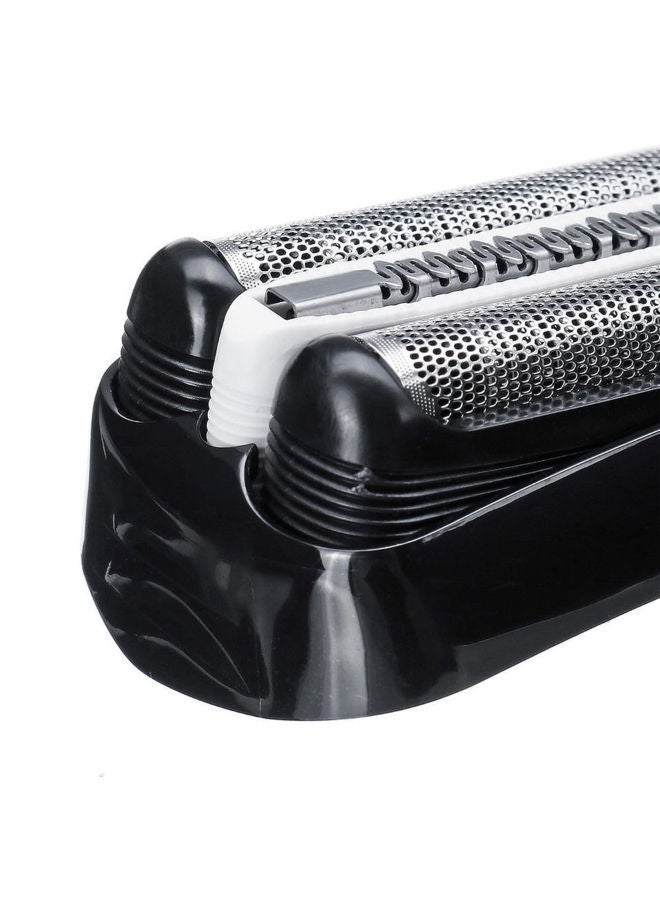 NIBEMINENT Replacement Electric Shaver Head For Braun Black/Silver - Image 2