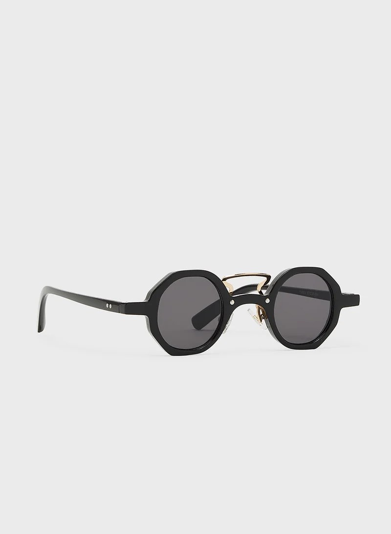 Seventy Five Casual Round Sunglasses
