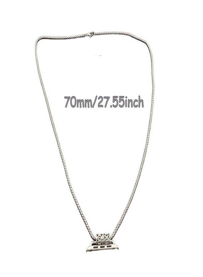 Smart Watch Necklaces Lanyard Pendant Compatible With Apple Watch 9/8/7/SE/Ultra2 S10 Apple Watch Neck Chain (feather, 42/44/44/49mm) - Image 5
