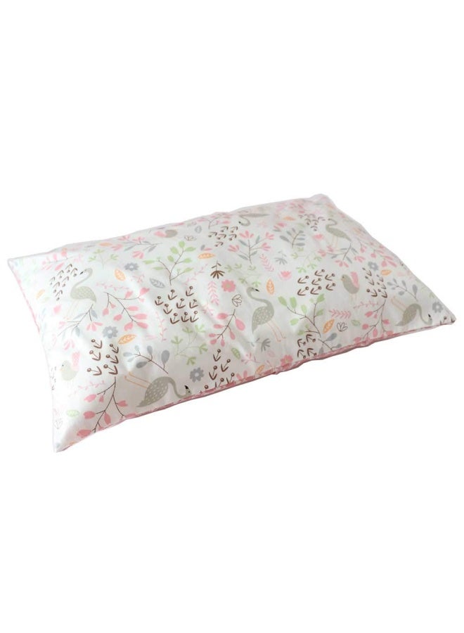100 Cotton Crib Bedding Set For Infant Boys Girls 3 Pieces Baby Bed Linen Include Duvet Cover Fitted Sheet Pillowcase Nursery Decoration No Filler Pink - Image 3