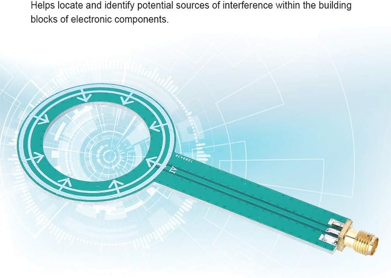 Thincol EMC EMI Near Field Antenna Kit, Ring PCB Printed Circuit Board Antenna SMA Male Thread - Image 1