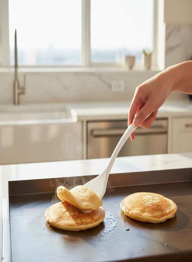 ريستون لويد ملعقة تقليب للمقالي غير اللاصقة، مقاومة للحرارة، أداة تقليب، مصنوعة من مادة الميلامين الخالية من مادة BPA، بمقبض مريح من ريستون لويد، 11 بوصة، لون ليموني - Image 5