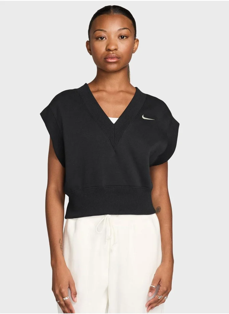 Nike Nsw Phoenix Fleece Cropped Tank