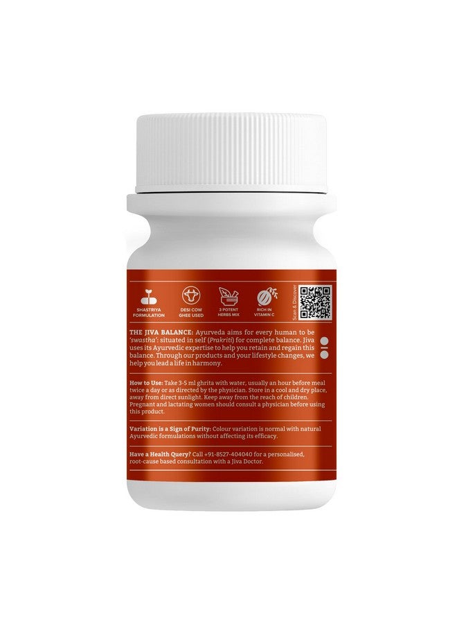Jiva Triphala Ghrit - A Natural Digestive Aid | Helps in Vision, Better Eye-Sight & Eye Disorders- 200g (Pack of 1) - Image 2