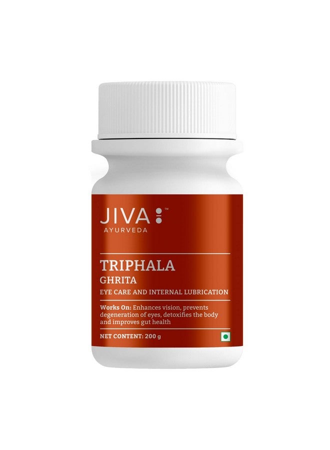 Jiva Triphala Ghrit - A Natural Digestive Aid | Helps in Vision, Better Eye-Sight & Eye Disorders- 200g (Pack of 1) - Image 1