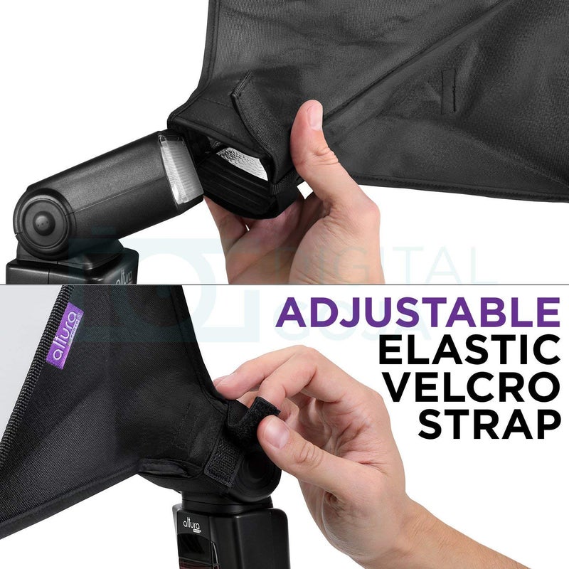 Altura Photo (3 Pack) Flash Diffuser Light Softbox by Altura Photo (Universal, Collapsible with Storage Pouch) for Canon, Yongnuo and Nikon Speedlight - Image 4